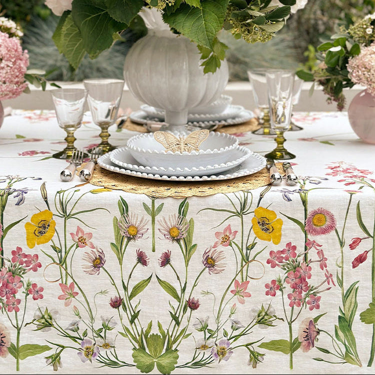 Summerill & Bishop Our June Linen Tablecloth