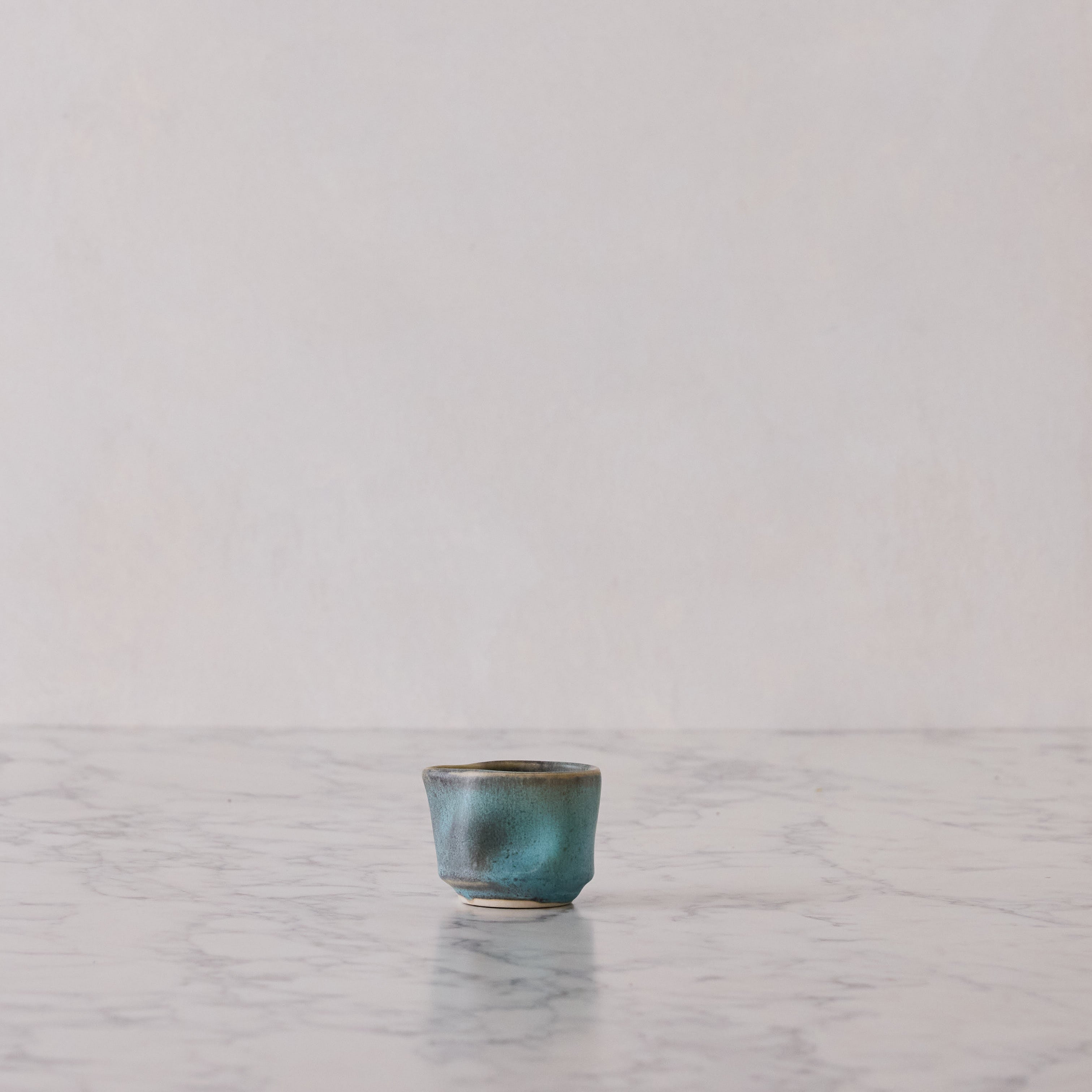 Small Matte Glazed Thumbprint Creamer