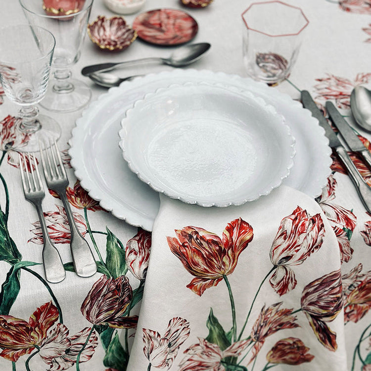 Summerill & Bishop Tulip Linen Napkin
