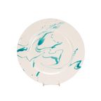 Christopher Spitzmiller Marble Dinner Plate, Turquoise