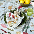 Summerill & Bishop x John Derian White Fungi Mushroom Linen Napkin