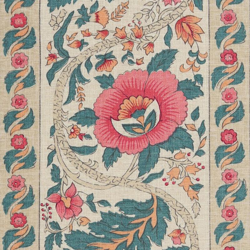 Mahjong Tablecloth in Schulyer Samperton Woodley, Poppy