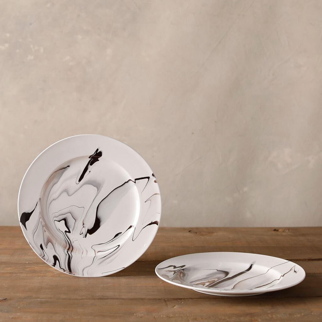 Christopher Spitzmiller Marble Dinner Plate, Brown