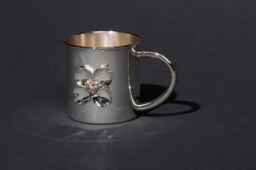 Sterling Silver Dogwood Baby Cup
