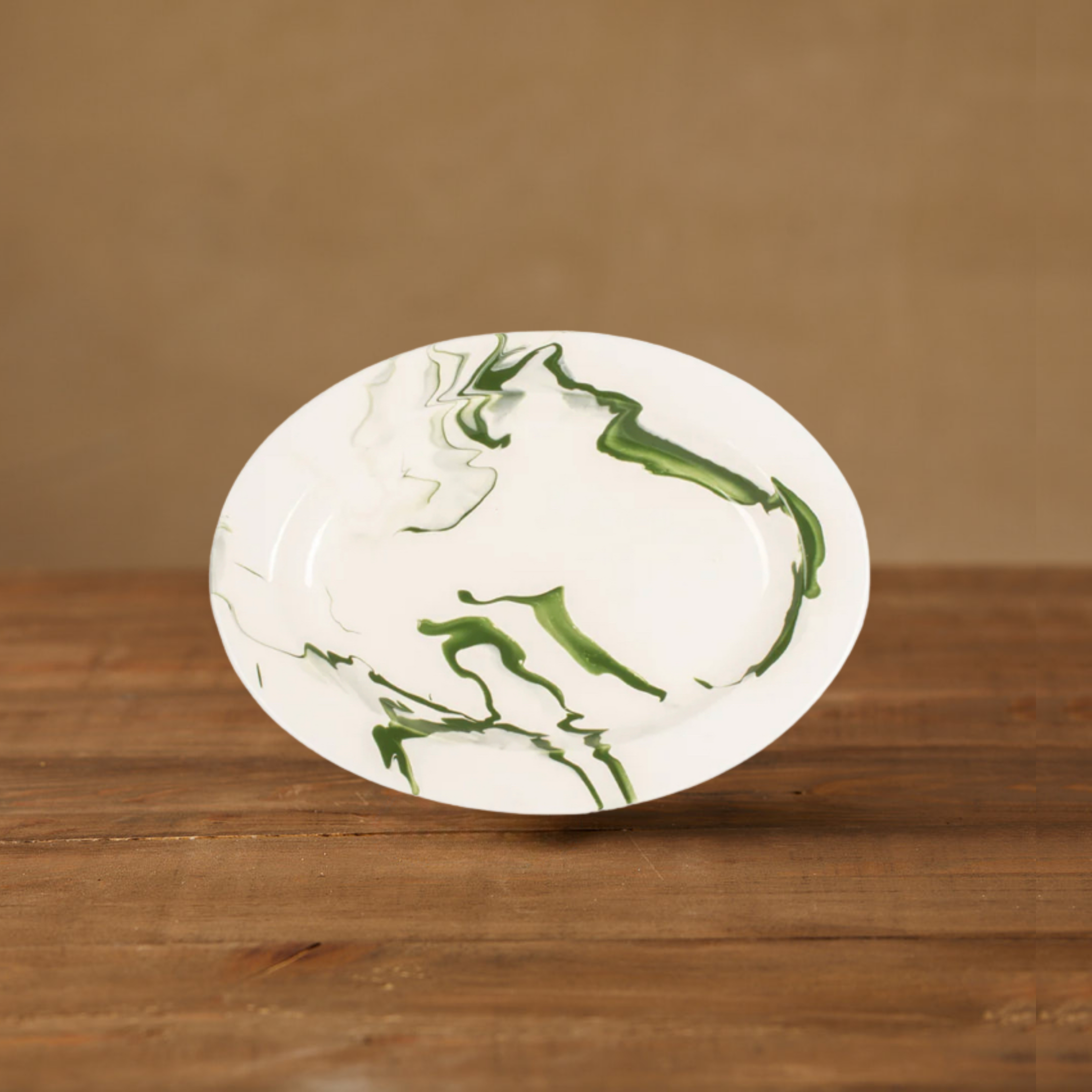 Christopher Spitzmiller Oval Platter, Dark Green