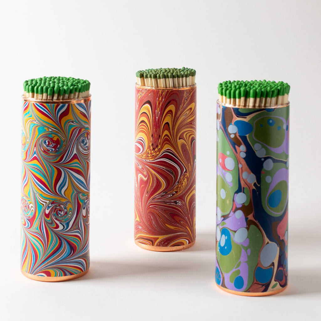 Marbled Fireplace Matches