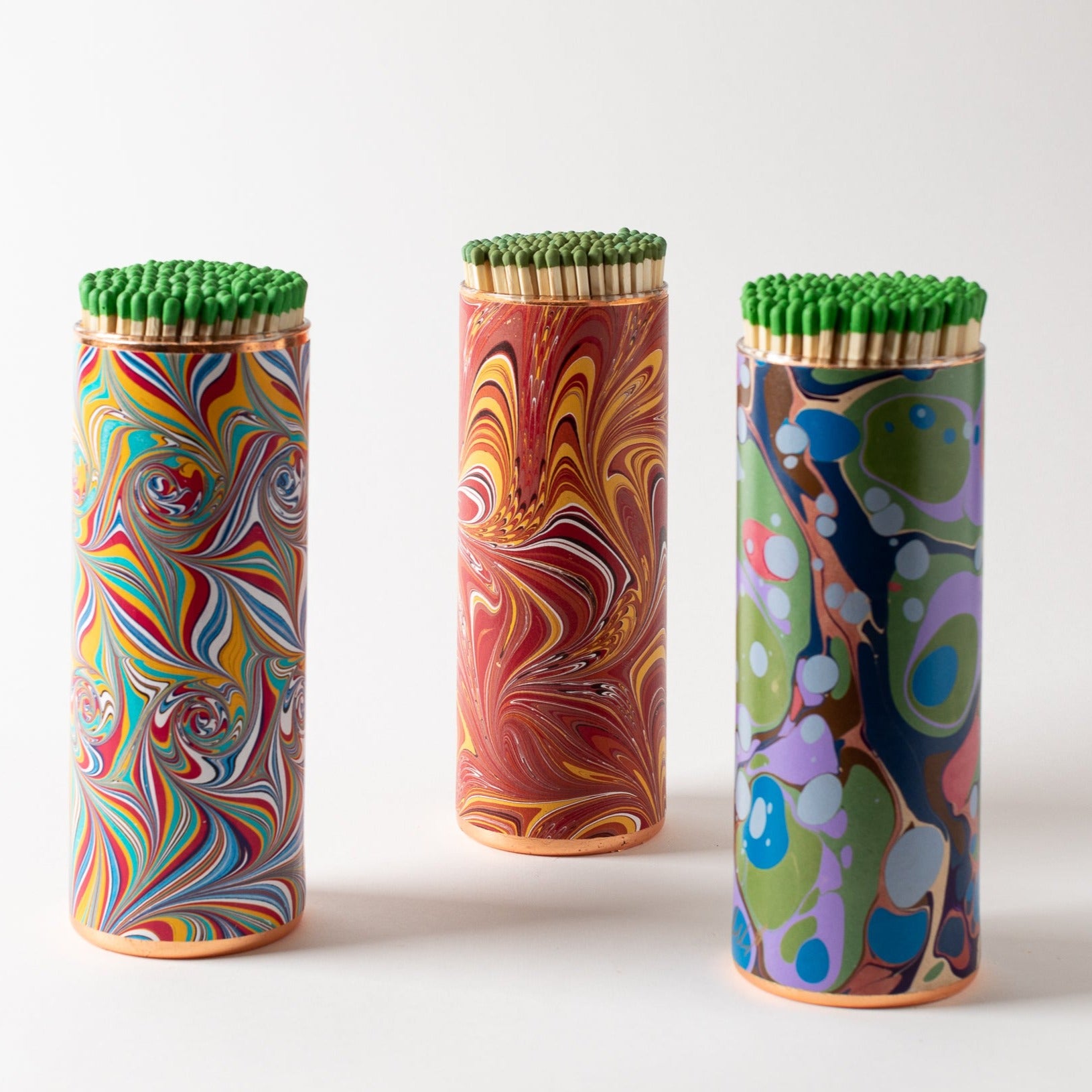 Marbled Fireplace Matches