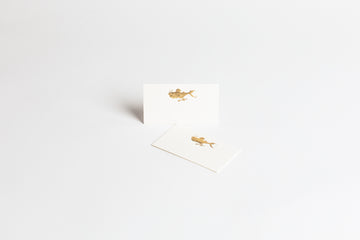 Gilded Catfish Place Cards