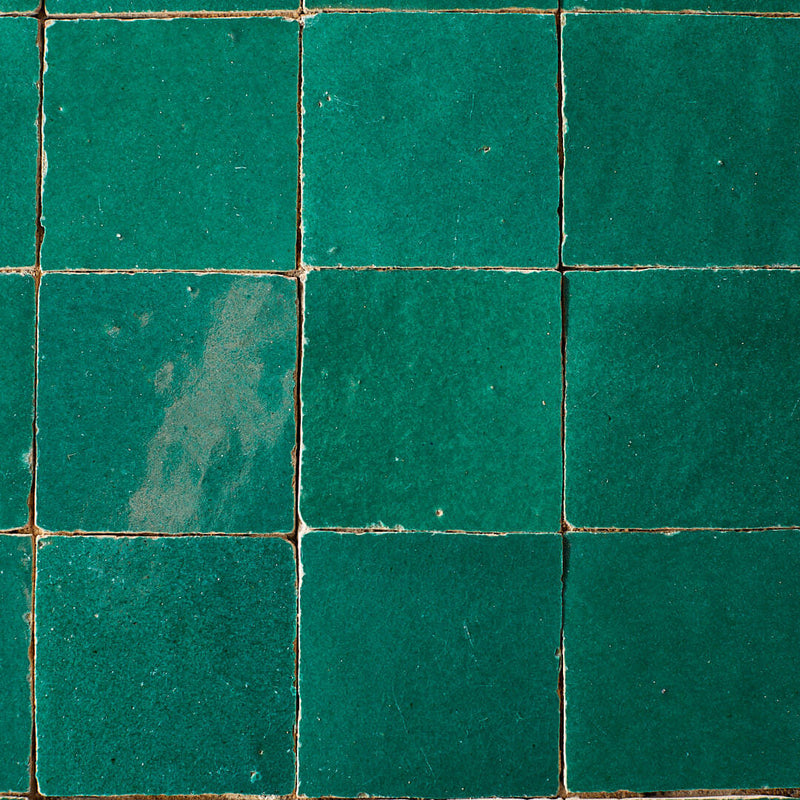 Mosaic Tile Coffee Table, Green